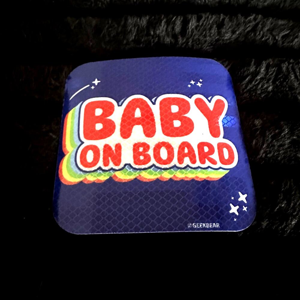 Baby on Board Magnetic Car Decal NEW